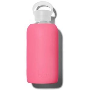 BKR FEMME Pink Water Bottle With Silicone Sleeve